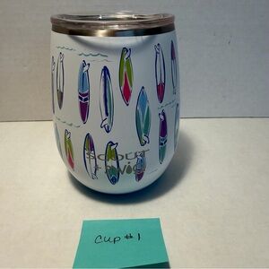 Scout + SWIG 14 Oz. Stainless Steel Wine Tumbler Pipedream Surfboards --1 of 2